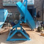 Pan mixer side view